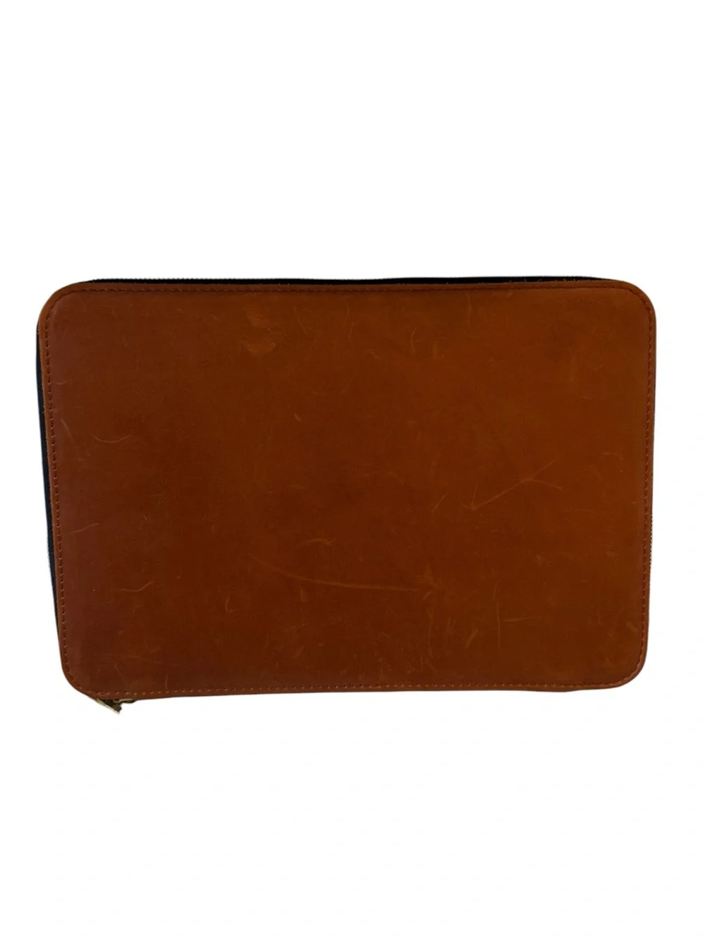 Portland Leather Goods - Brown Leather Laptop / IPad Zip Case